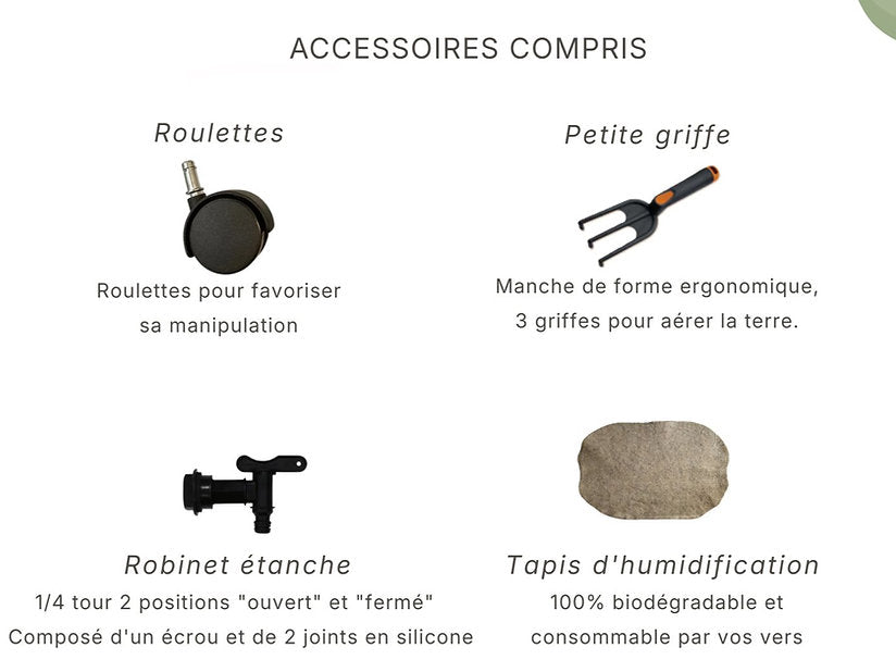 Le Magic Lombric® - Kit de démarrage 3 bacs