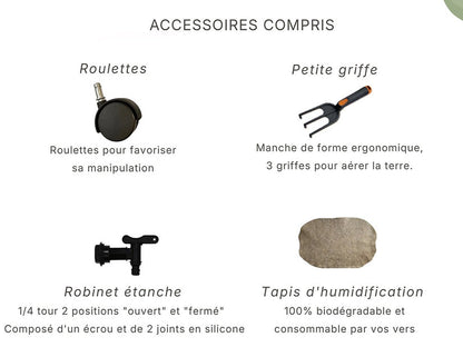 Le Magic Lombric® - Kit de démarrage 3 bacs