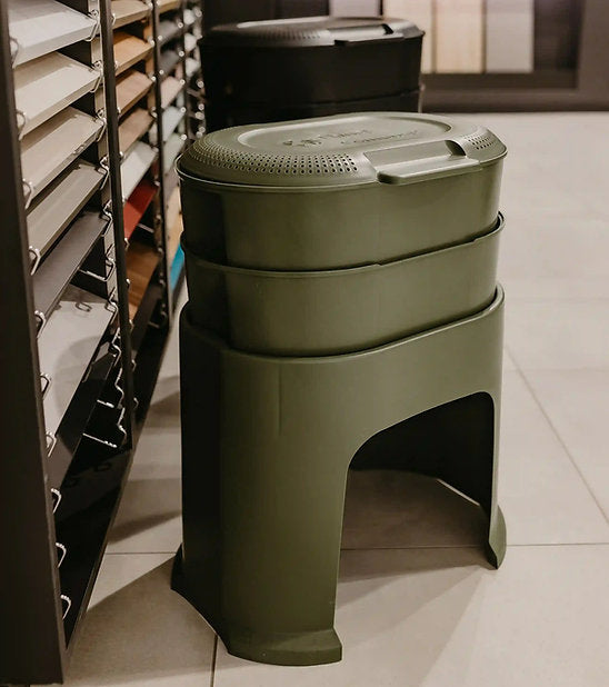 Lombricomposteur Magic Lombric 2 bacs vert olive 