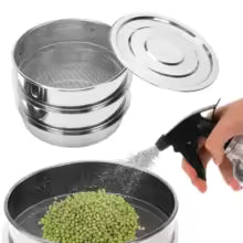 Kit de germination empilable en acier inoxydable — vue de côté