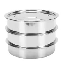 kit 2 plateaux de germination en maille inox avec trous de drainage